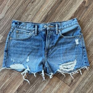 Lucky Brand Distressed Denim Jean Shorts